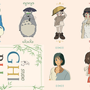 Studio Ghibli Zine. Ilustração digital projeto de Mercedes Albrisi - 17.03.2025