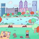 My first kawaii experience . % carolinegardeli tarafından hazırlanan Karakter Tasarımı, Dijital İllüstras, on, Ve Manga projesi - 03.18.2025