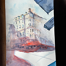 Watercolor Ein Projekt aus dem Bereich Zeichnung, Aquarellmalerei, Architektonische Illustration, Sketchbook, Illustration mit Tinte und Skizzenentwurf von Mariam Topuria - 19.03.2025