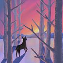 Cervo . Un projet de Illustration numérique de Erika Zago - 19.03.2025