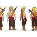 Experiencia con mi personaje con la fig. humana. Design de personagens, Comic, Desenho anatômico, Desenho a lápis e Ilustração tradicional projeto de Carlos Andres Lis - 19.03.2025