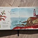 Reisemalarei in Aquarell. Un proyecto de Ilustración tradicional, Ilustración arquitectónica, Pintura a la acuarela y Sketchbook de Lena - 20.03.2025