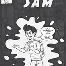 SAM (Portada alternativa). Projekt z dziedziny Komiks, Trad, c, jna ilustracja,  R i sunek atramentem użytkownika Pablo Quintana - 23.03.2025