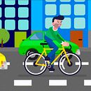 Animación Spider Gwen y Ciclista. Un projet de Animation, Conception de personnages, Motion design, Animation 2D , et Animation de personnages de Michelle Solano - 26.03.2025