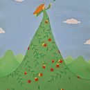 Joy of the mountain - Malen mit Gouache: Gestalte poetische Illustrationen. Een project van  Beeldende kunst, Traditionele illustratie, Schilderij y Schilderen met gouache van Helene Wohlleber - 26.03.2025