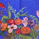 Acrylic's flowers. Acr, lic Painting, Botanical Illustration, Fine Arts, and Painting project by gabars26 - 03.27.2025