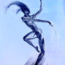 FIGURA EXPRESIVA. Un proyecto de Pintura acrílica, Dibujo artístico, Dibujo, Dibujo anatómico, Bellas Artes e Ilustración tradicional de Mercedes R - 27.03.2025