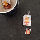 RECETAS ILUSTRADAS-tea bag. Un proyecto de Ilustración tradicional, Creatividad, Diseño de producto y Collage de Mariana Perez - 28.03.2025