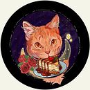 El placer de comer. Digital Illustration project by Ronny Fiallos - 03.29.2025