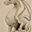 El dragón. Een project van  Beeldende kunst, Traditionele illustratie,  Tekening y  Illustratie met inkt van Rosa Fortes - 29.03.2025