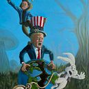 Donald In MagaLand. Un progetto di Pittura acrilica, Character design e Pittura di Yves Cote - 01.04.2025