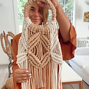 Cartera Orígenes. Arts, Crafts, Sewing, Design, Accessor, Design, Macramé, Fiber Arts, and Textile Design project by Gaby Pazos - 04.03.2025