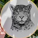 My course project: Drawing with black thread. Drawing, Embroider, Fiber Arts, Traditional illustration, Realistic Drawing, and Textile Design project by Miriam JT - 04.04.2025
