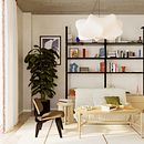 Oturma Odası Tasarımı/ Living Room Design. Un progetto di 3D, Progettazione 3D, Lettering 3D, Architettura d'interni e Interior design di Mesut Taha Çavuş - 05.04.2025