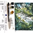 Into the jungle. Traditional illustration, Watercolor Painting, Sketchbook, Drawing, and Artistic Drawing project by Ylenia Vimercati Molano - 04.06.2025