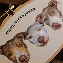 Ruffo, Spike & Junior. Embroider, and Fine Arts project by Santo Cielo - 04.07.2025