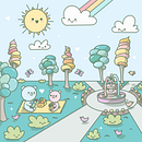 Mate en el parque - kawaii style. Character Design, and Digital Illustration project by katierodriguez77 - 04.07.2025