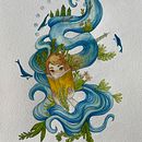 Dreamlike Illustration. Un proyecto de Dibujo, Ilustración tradicional y Pintura a la acuarela de KT Eva - 08.04.2025