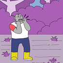 Tergos: Un Viaje Ilustrado de Amistad en un Planeta Lejano. Een project van Traditionele illustratie y Digitale illustratie van josedanielaragon - 09.04.2025