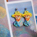 Vincent Van Gogh Earring Collection. Projekt z dziedziny Craft,  Sztuki piękne, Kreat, wność i Projektowanie biżuterii użytkownika Chelsea Rodriguez - 09.04.2025