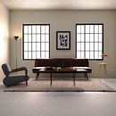 Living room . 3D, design 3D, Proiectarea și fabricarea mobilierului, Design de produs și Design industrial de aldolunav - 04.09.2025