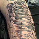 Tatuajes Botánicos con Técnica Fineline y Puntillismo de Arrastre. Projekt z dziedziny Projektowanie tatuaż, Trad, c, jna ilustracja, R i sunek botaniczn użytkownika Andrés Galarza - 10.04.2025