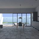 Render exterior con iluminación natural y materiales realistas. Arquitetura, Arquitetura digital, Arquitetura de interiores, e Visualização arquitetônica projeto de flcamachocu - 13.04.2025