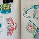 Illustrated journaling (with markers). Een project van  Beeldende kunst,  Schetsen,  Creativiteit,  Tekening, Sketchbook y Mindfulness van janajentkus - 13.04.2025