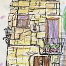 The Yellow Building Ein Projekt aus dem Bereich Architektonische Illustration, Zeichnung, Illustration mit Tinte, Sketchbook und Skizzenentwurf von matthew_grinder80 - 14.04.2025
