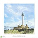First Lighthouse of Oostende with ‘Circle du Phare’ 1845 - 1859. Un proyecto de Arquitectura, Ilustración arquitectónica, Pintura a la acuarela y Bellas Artes de Philip Vandenbussche - 14.04.2025