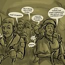 Cena de uma partida de RPG. Un proyecto de Bellas Artes, Bocetado, Dibujo a lápiz, Dibujo anatómico, Dibujo artístico, Ilustración tradicional, Ilustración digital y Dibujo digital de Akemy Modesto - 14.04.2025