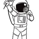 Space Rapper und die Legende von Xochilt und Huitzilin Ein Projekt aus dem Bereich Traditionelle Illustration, Digitale Illustration, Zeichnung, Grafikdesign, Design, Design von Figuren, Kreativität und Digitale Zeichnung von Jor LB - 15.04.2025