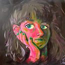 Akrilik otoportre – Kendine dair vizyon . % Barbara tarafından hazırlanan Tablo, Akrilik Bo, Ve ama projesi - 04.15.2025