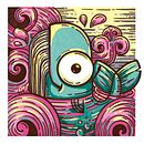 Desenhe uma baleia com olhos enormes. Ilustração tradicional, Ilustração digital, e Desenho projeto de Melisa Tovar - 15.04.2025