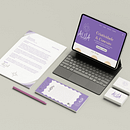 Meu projeto do curso: Design de identidade visual para sua marca pessoal. Een project van  Br, ing en identiteit,  Ontwerp, Digitaal ontwerp, Logo-ontwerp y Ontwerp van briefpapier van anna_fonseca521 - 16.04.2025