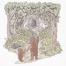 The Great Big, Dark, Cold & Scary Cave. Watercolor Painting, Traditional illustration, Children's Illustration, Ink Illustration, Stor, and telling project by kimballcaroline - 04.17.2025