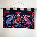 Night Dance of the Hares. Embroider project by Kristina Radkevich - 04.18.2025