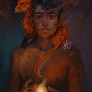 El soñador eterno. Digital Illustration, Graphic Design, and Character Design project by Jorge Pinedo - 04.18.2025