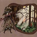 Witch's first adventure. Ilustração infantil, Ilustração digital, Pintura digital, e Álbum ilustrado projeto de Ann Bakken - 19.04.2025