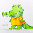 Let's paint with Coco! . Lukisan Cat Air, Ilustrasi tradisional, Dan Desain Karakter proyek oleh Diana Vanegas - 04.19.2025