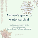 A Shrew's Guide To Winter Survival . Media Sosial, Instagram, Penulisan Konten & Ilustrasi Digital proyek oleh cecibaldoni - 04.19.2025