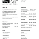 My project for course: Resumes for Creatives: Craft Your CV and Cover Letter. Een project van Business, Communicatie, Creatieve consultanc y Portfoliobeheer van Karim Essam - 20.04.2025