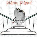 Piano, Piano (Bilingual Word Play). Un proyecto de Ilustración digital, Dibujo, Ilustración vectorial y Creatividad de Vienna Sze - 20.04.2025