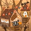 Halloween Night---Trick or Treat. Digital Illustration project by jessiezou16 - 04.21.2025