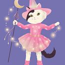 Gatos mágicos. Un proyecto de Ilustración digital y Diseño de personajes de Diana Alderete - 21.04.2025