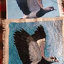 Keltehue al vuelo . Un projet de Créativité , et Broderie de Eugenia Fernández - 21.04.2025