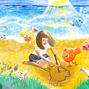 Laissez la magie prendre vie ! . Un projet de Illustration traditionnelle, Illustration numérique, Dessin, Aquarelle, Dessin au cra, on et Illustration jeunesse de Phanie - 22.04.2025
