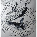 Sailing Beyond the Frame. Pencil Drawing, Ink Illustration, Drawing, and Artistic Drawing project by vinitp8 - 04.22.2025