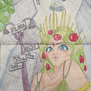 Flora . Drawing project by monicamandikova - 04.22.2025