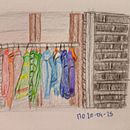 Colourful Urban Sketching. Un proyecto de Dibujo artístico, Dibujo, Bellas Artes, Ilustración tradicional, Dibujo a lápiz, Sketchbook, Bocetado y Dibujo con lápices de colores de mortuum - 22.04.2025